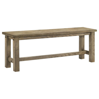 Cardova - 51" Solid Wood Dining Bench - Vineyard Oak Dining Benches by Coaster Fine Furniture - Walls Furniture & Mattress