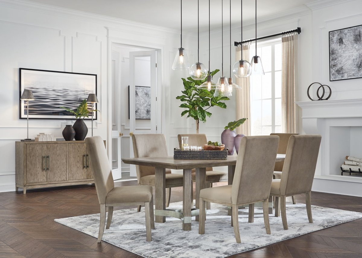 Chrestner - Dining Room Set 8 + Piece Dining Room Sets by Signature Design by Ashley® - Walls Furniture & Mattress