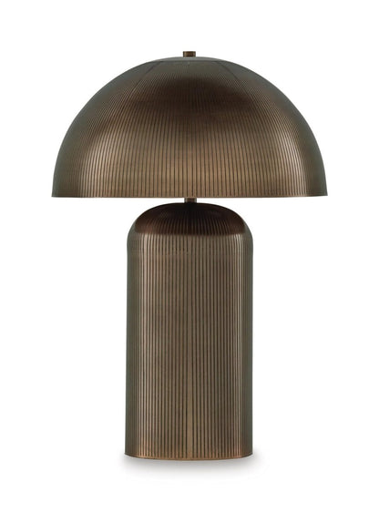 Dorriham - Metal Table Lamp - Light Bronze Finish Table Lamps by Signature Design by Ashley® - Walls Furniture & Mattress