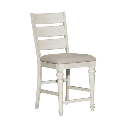 Heartland - 5 Piece Gathering Table Set (Ladder - Back Chairs) - White 5 Piece Dining Room Sets by Liberty Furniture - Walls Furniture & Mattress