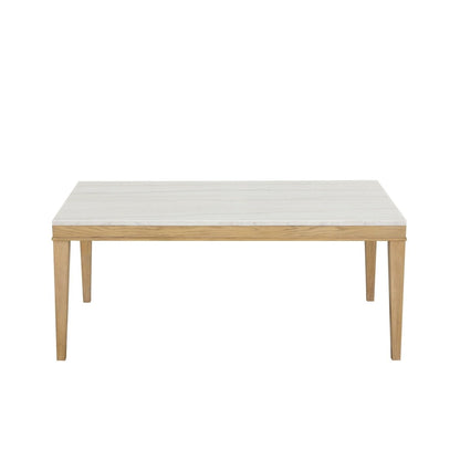 Essence - 70" Rectangle Dining Table With Marble Top Dining Tables by New Classic - Walls Furniture & Mattress