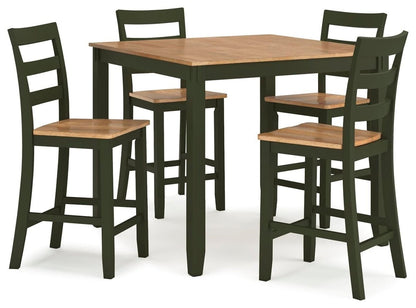 Gesthaven - Dining Room Counter Table Set 5 Piece Dining Room Sets by Signature Design by Ashley® - Walls Furniture & Mattress