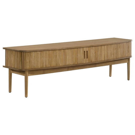Croyden - 71" TV Stand Media Console - Weathered Natural TV Stands by Coaster Fine Furniture - Walls Furniture & Mattress