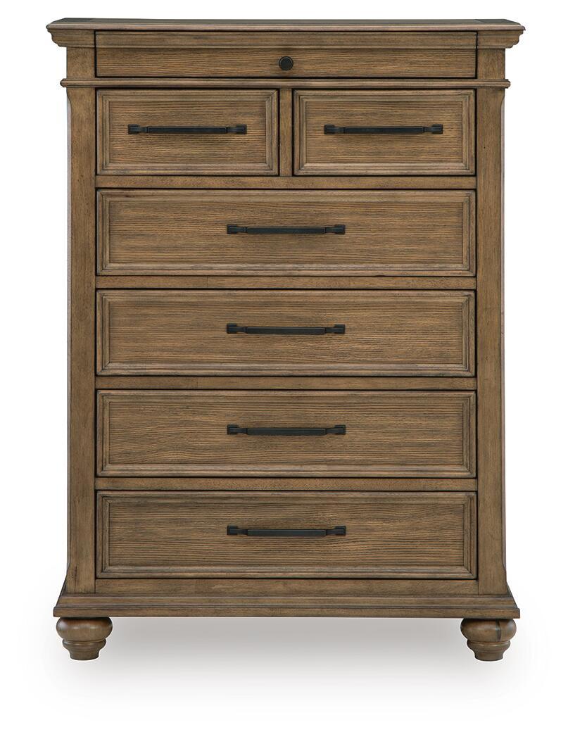 Karallin - Seven Drawer Chest - Medium Brown Accent Chests by Signature Design by Ashley® - Walls Furniture & Mattress