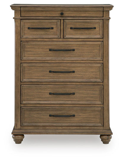 Karallin - Seven Drawer Chest - Medium Brown Accent Chests by Signature Design by Ashley® - Walls Furniture & Mattress