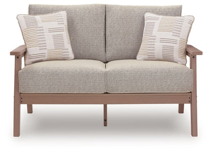 Grover Beach - Loveseat With Cushion - Driftwood Loveseats by Signature Design by Ashley® - Walls Furniture & Mattress