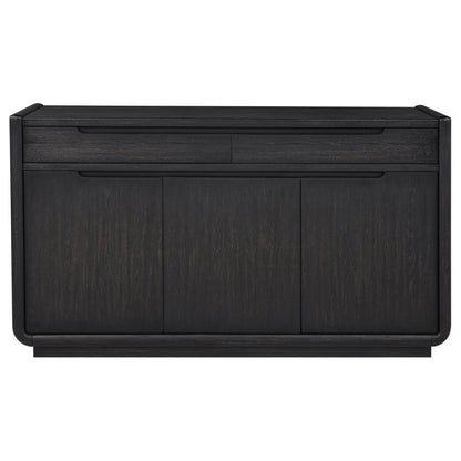 Leandro - 2 - Drawer Dining Sideboard Server - Burnished Black Servers by Coaster Fine Furniture - Walls Furniture & Mattress