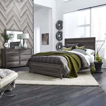 Tanners Creek - Panel Bed, Dresser & Mirror 3 Piece Bedroom Sets by Liberty Furniture - Walls Furniture & Mattress