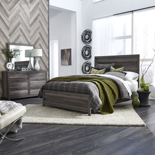 Tanners Creek - Panel Bed, Dresser & Mirror 3 Piece Bedroom Sets by Liberty Furniture - Walls Furniture & Mattress