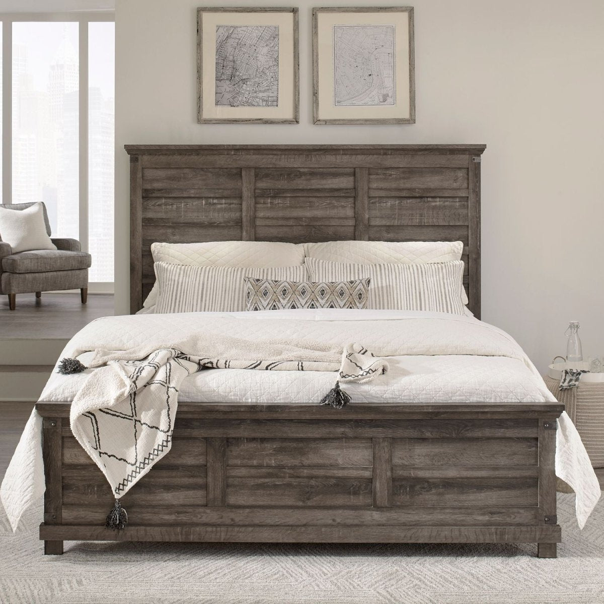 Lakeside Haven - Panel Bed Panel Beds by Liberty Furniture - Walls Furniture & Mattress