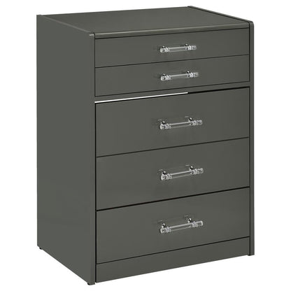 Danbury - 3 - Drawer Makeup Vanity & Stool Set Vanity Sets by Coaster Fine Furniture - Walls Furniture & Mattress