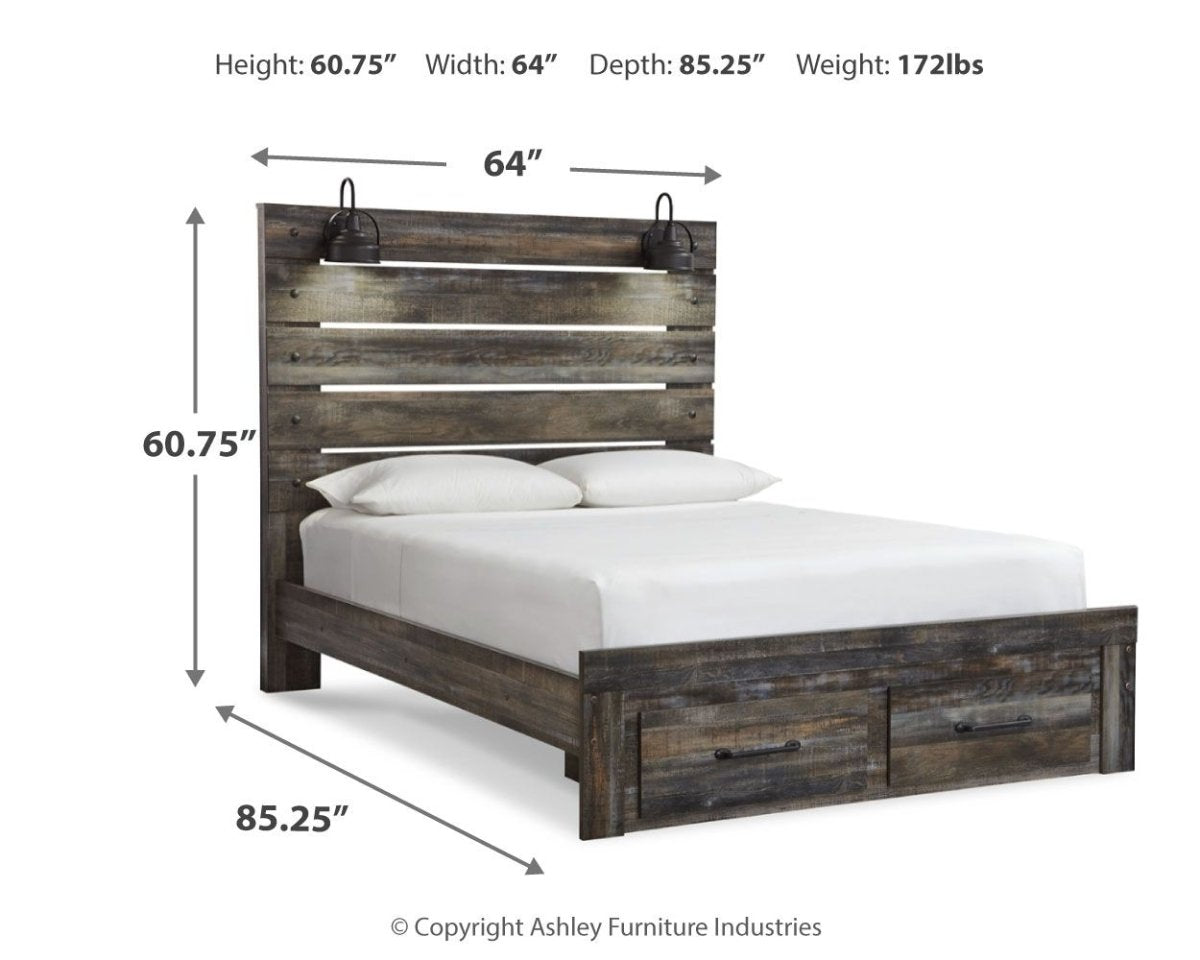 Drystan - Panel Bed Storage Beds by Signature Design by Ashley® - Walls Furniture & Mattress