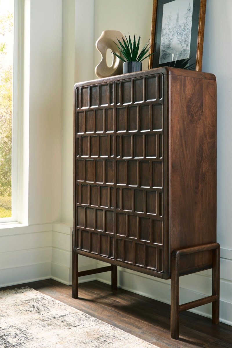 Dukestone - Accent Cabinet - Brown Accent Cabinets by Signature Design by Ashley® - Walls Furniture & Mattress