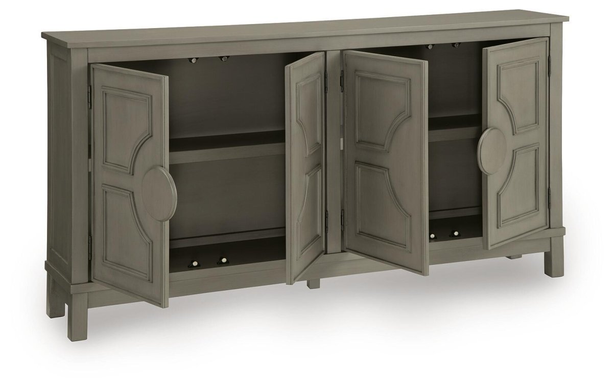Darlock - Accent Cabinet - Warm Gray Accent Cabinets by Signature Design by Ashley® - Walls Furniture & Mattress