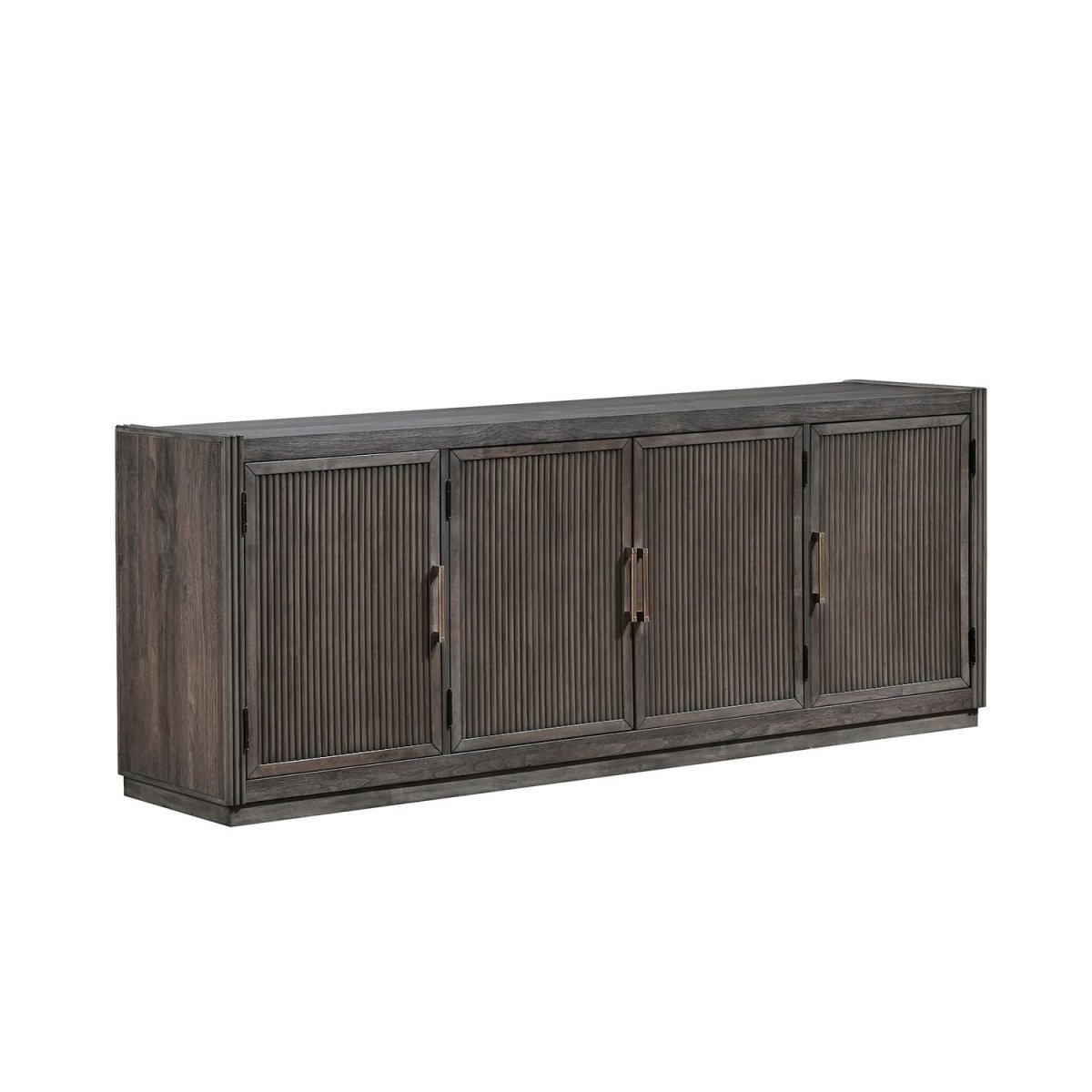Modern Edge - 77" TV Console - Brown TV Stands by Liberty Furniture - Walls Furniture & Mattress