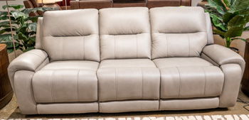 Real Moments - Power Reclining Sofa With Audio Seating - Ash Reclining Sofas by Signature Design by Ashley® - Walls Furniture & Mattress