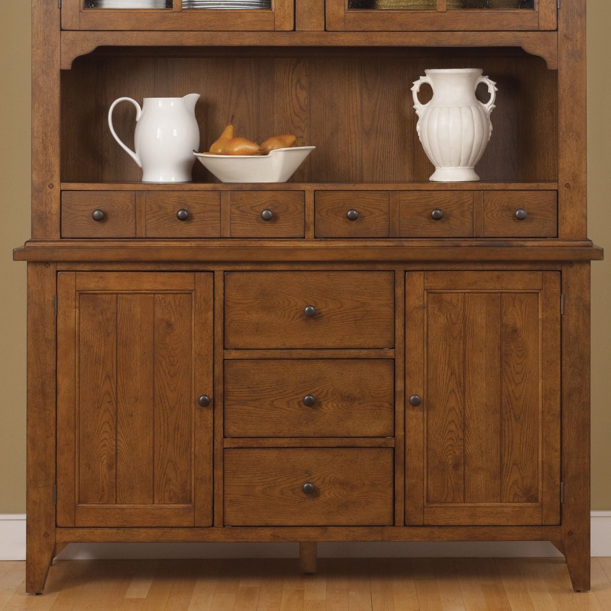 Hearthstone Ridge - Buffet - Light Brown Buffets by Liberty Furniture - Walls Furniture & Mattress