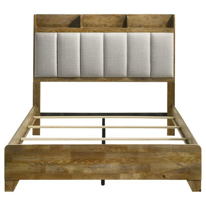 Henderson - Bookcase Panel Bed Upholstered Beds by Coaster Fine Furniture - Walls Furniture & Mattress