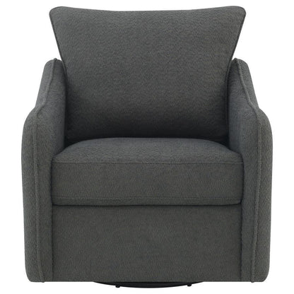 Madia - Upholstered Sloped Arm Swivel Glider Chair Swivel Glider Chairs by Coaster Fine Furniture - Walls Furniture & Mattress