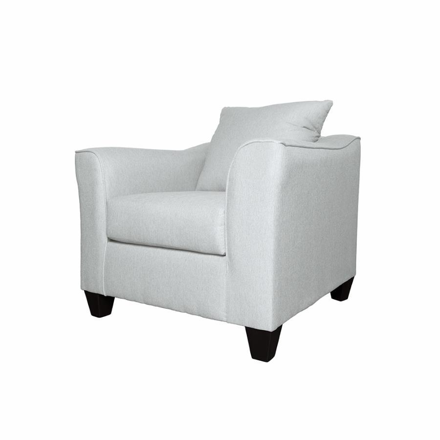 Salizar - Upholstered Flared Arm Accent Chair Arm Chairs by CoasterEssence - Walls Furniture & Mattress