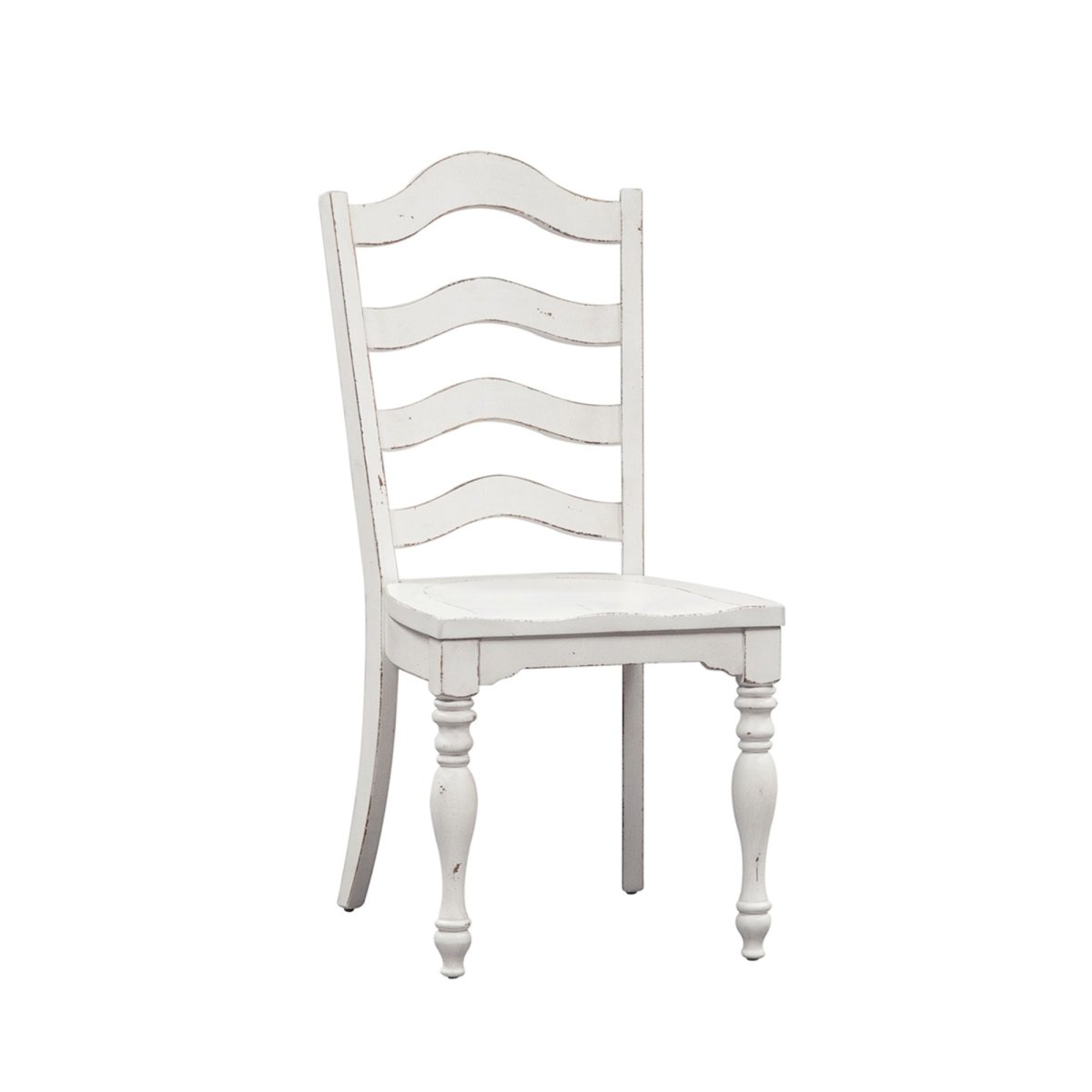 Magnolia Manor - Ladder Back Side Chair - White Side Chairs by Liberty Furniture - Walls Furniture & Mattress