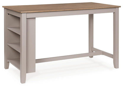 Harperfeld - Rectangular Dining Room Counter Table - Natural / Gray Counter Tables by Signature Design by Ashley® - Walls Furniture & Mattress