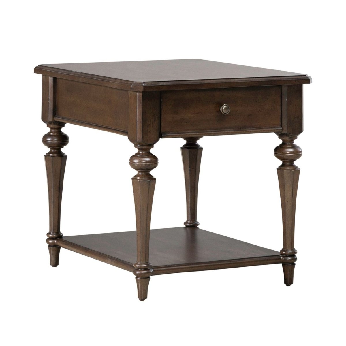 Arden Road - Drawer End Table - Satin Cherry End Tables by Liberty Furniture - Walls Furniture & Mattress