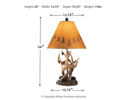 Derek - Table Lamp (Set of 2) Table Lamps by Signature Design by Ashley® - Walls Furniture & Mattress