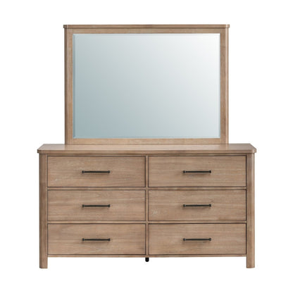 Anika - Mirror - Natural / Brown Mirrors by New Classic - Walls Furniture & Mattress