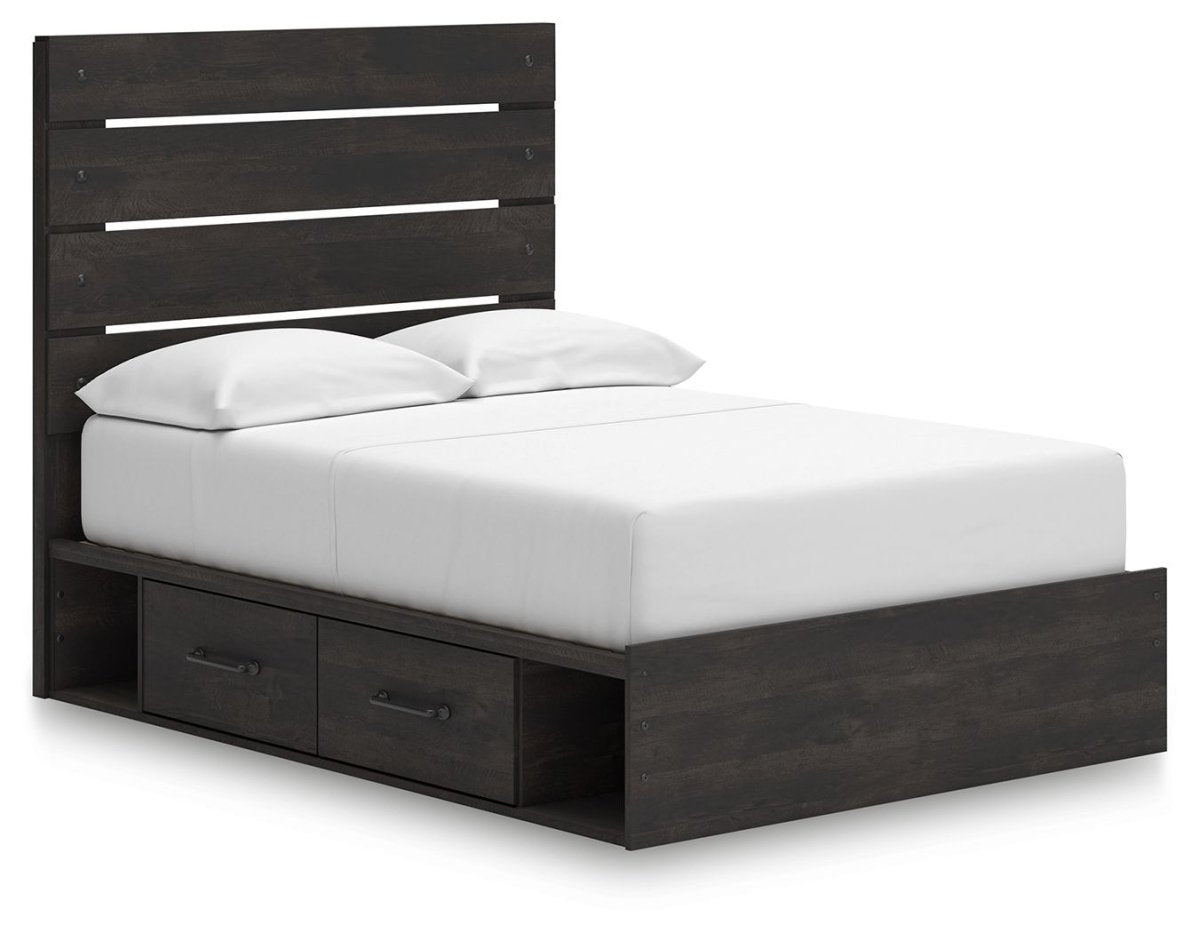 Hollivern - Panel Storage Bed Storage Beds by Signature Design by Ashley® - Walls Furniture & Mattress