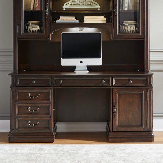 Brayton Manor - Credenza - Cognac Credenzas by Liberty Furniture - Walls Furniture & Mattress