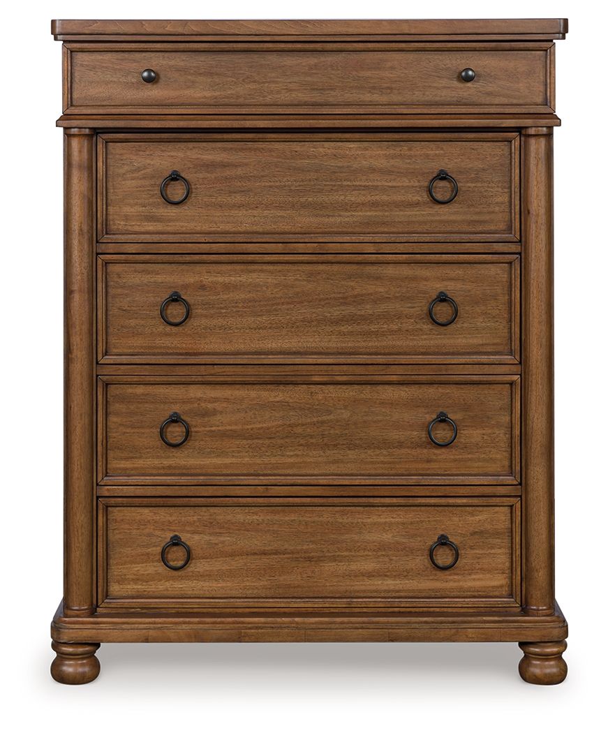 Rowlenstown - Five Drawer Chest Accent Chests by Signature Design by Ashley® - Walls Furniture & Mattress