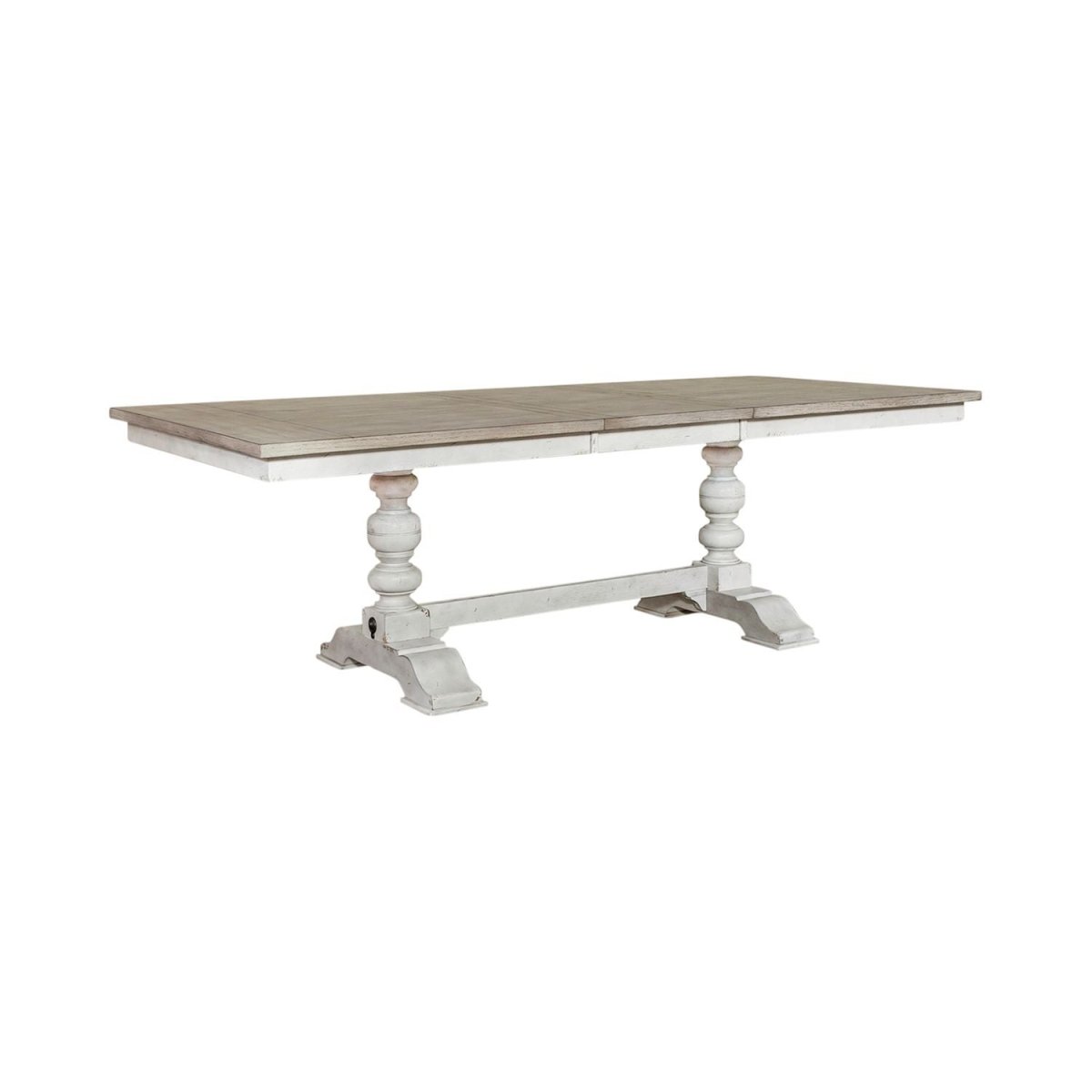 Whitney - Trestle Table - White Dining Tables by Liberty Furniture - Walls Furniture & Mattress