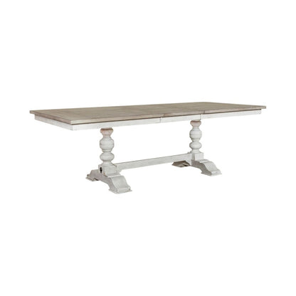 Whitney - Trestle Table - White Dining Tables by Liberty Furniture - Walls Furniture & Mattress