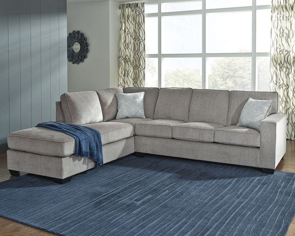 Altari - Sectional With Chaise Stationary Sectionals by Signature Design by Ashley® - Walls Furniture & Mattress
