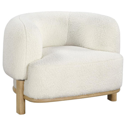 Lawler - Upholstered Barrel Back Accent Chair Accent Chairs by CoasterEveryday - Walls Furniture & Mattress