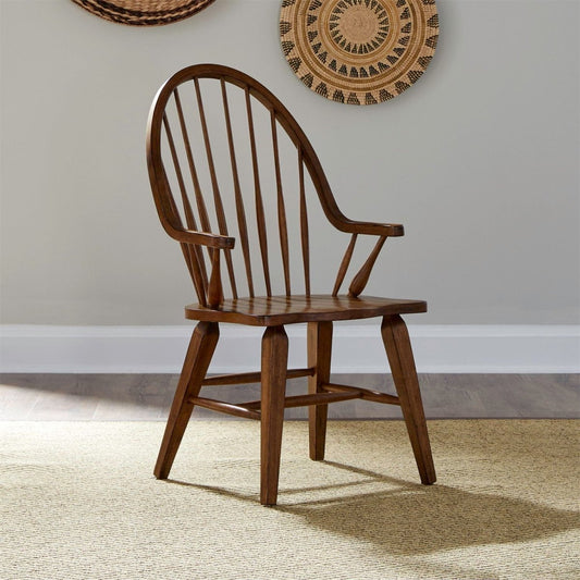 Hearthstone Ridge - Windsor Back Arm Chair Arm Chairs by Liberty Furniture - Walls Furniture & Mattress