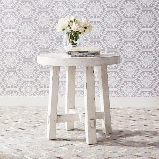 Modern Farmhouse - Splay Leg Round End Table End Tables by Liberty Furniture - Walls Furniture & Mattress