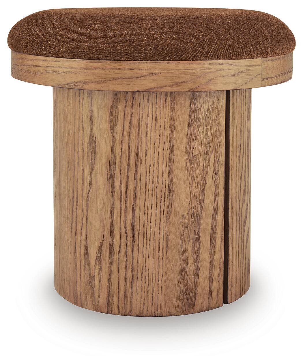 Lewisen - Accent Ottoman - Clay Accent Ottomans by Signature Design by Ashley® - Walls Furniture & Mattress