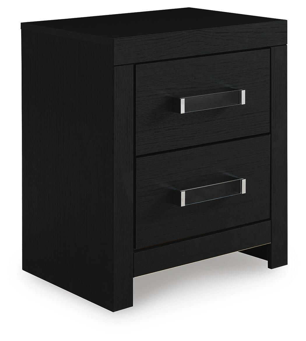 Maeling - Two Drawer Night Stand Accent Nightstands by Signature Design by Ashley® - Walls Furniture & Mattress