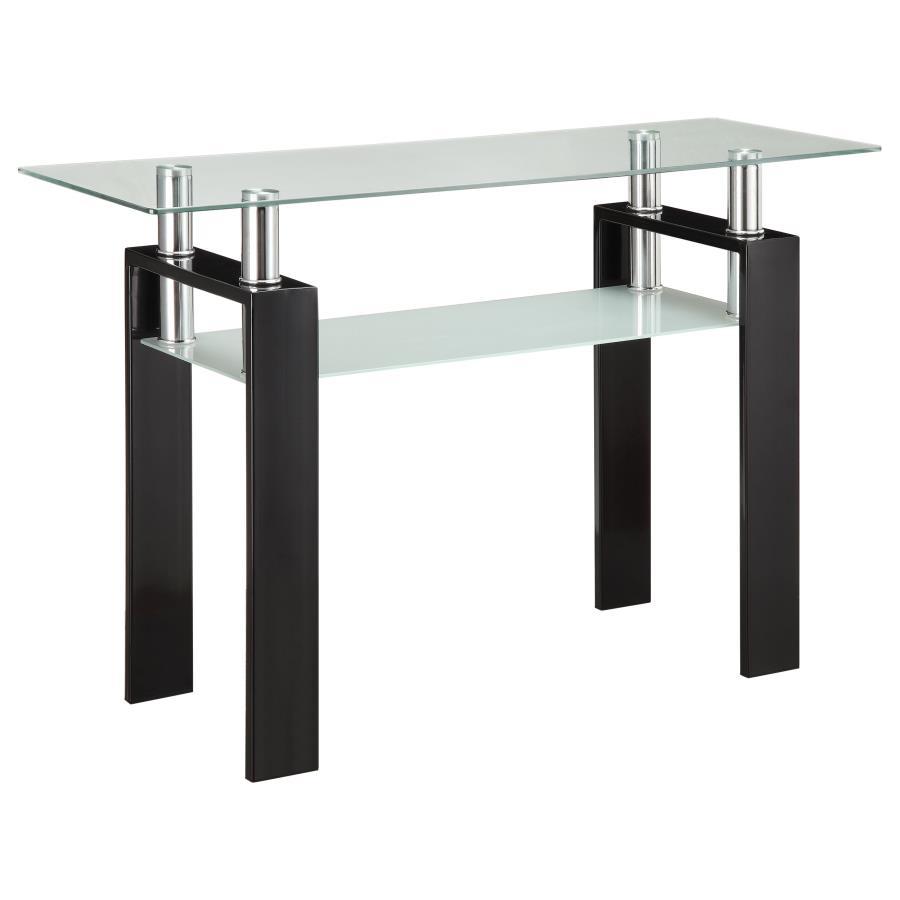 Dyer - 1 - Shelf Rectangular Glass Top Table End Tables by CoasterEveryday - Walls Furniture & Mattress