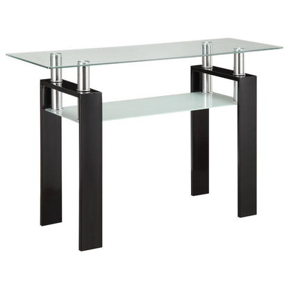 Dyer - 1 - Shelf Rectangular Glass Top Table End Tables by CoasterEveryday - Walls Furniture & Mattress