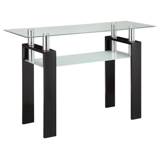 Dyer - 1 - Shelf Rectangular Glass Top Table End Tables by CoasterEveryday - Walls Furniture & Mattress