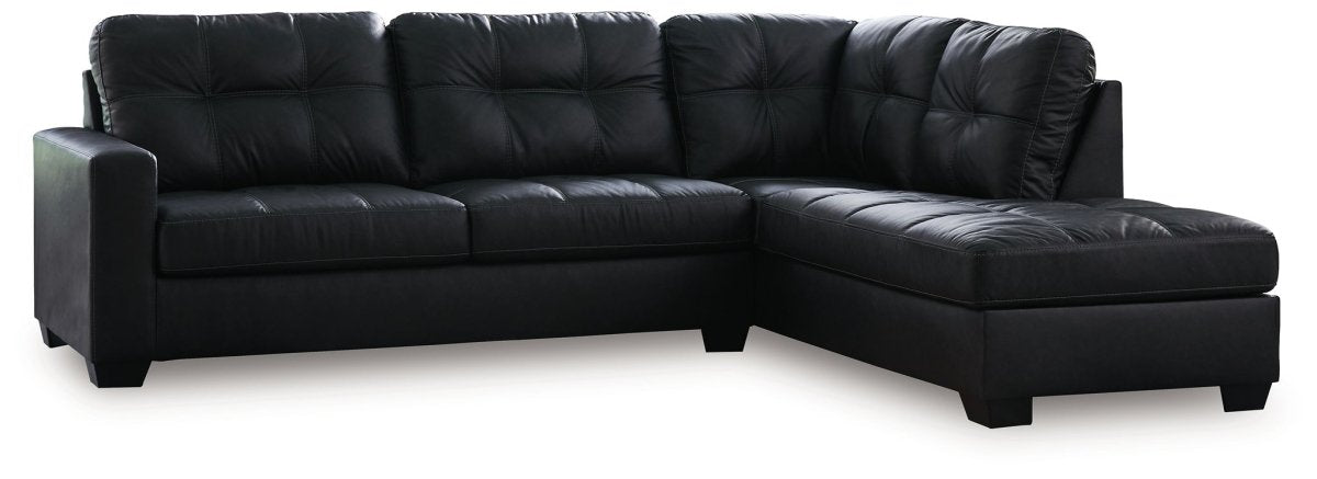 Barlin Mills - Sectional Stationary Sectionals by Benchcraft® - Walls Furniture & Mattress
