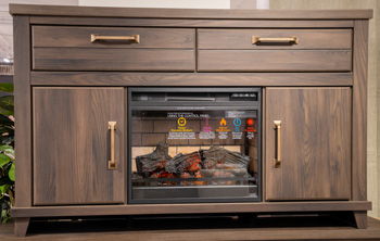 Brazen Valley - TV Stand With Fireplace Option TV Stands by Signature Design by Ashley® - Walls Furniture & Mattress