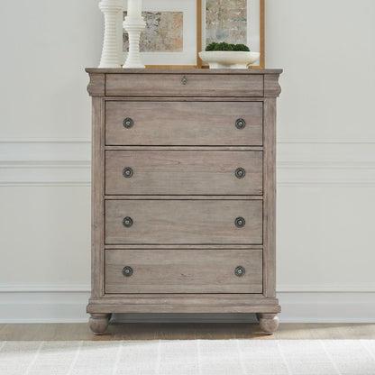 Rustic Traditions - 5 Drawer Chest Accent Chests by Liberty Furniture - Walls Furniture & Mattress