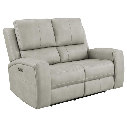 Brickston - Triple Power Reclining Loveseat Reclining Loveseats by Coaster Fine Furniture - Walls Furniture & Mattress