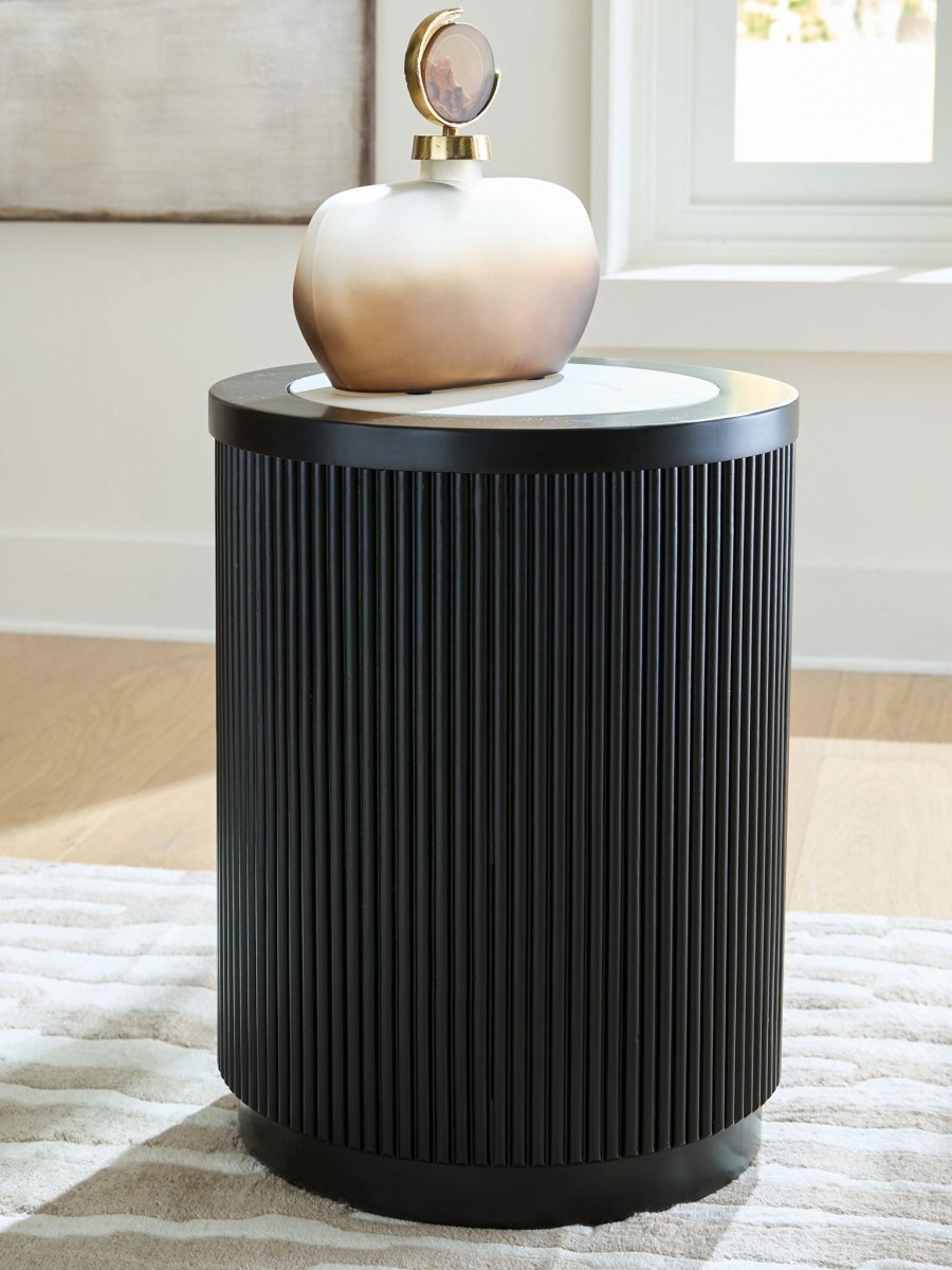 Grayman - Round Table End Tables by Signature Design by Ashley® - Walls Furniture & Mattress