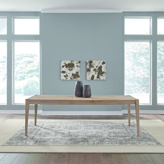 Brentwood - Rectangular Leg Table - Brown Dining Tables by Liberty Furniture - Walls Furniture & Mattress