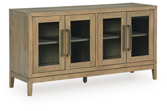 Lasinger - Dining Room Server - Light Brown Servers by Signature Design by Ashley® - Walls Furniture & Mattress